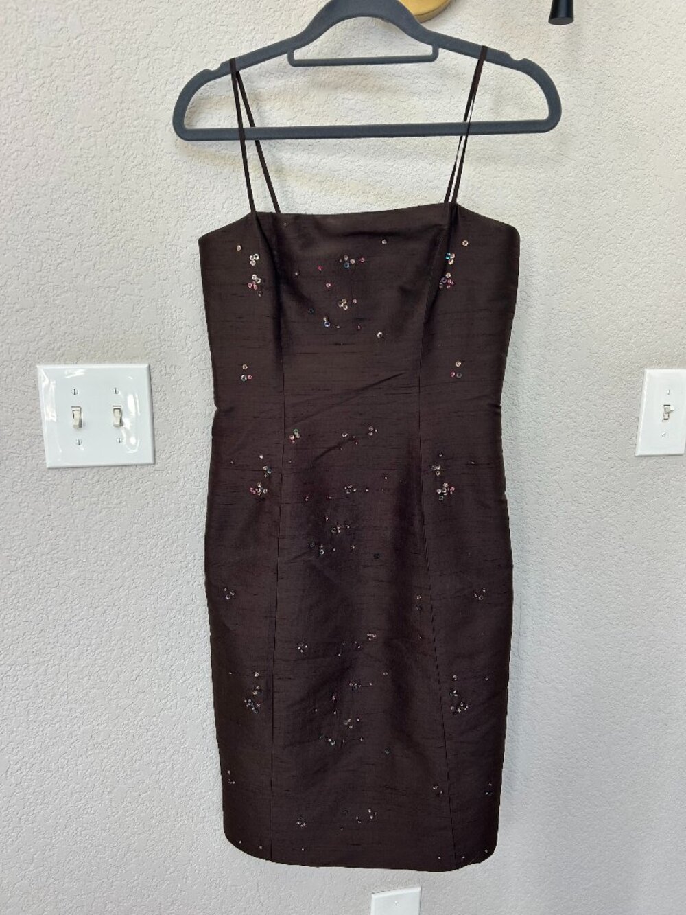 Silk Ann Taylor dress with beading